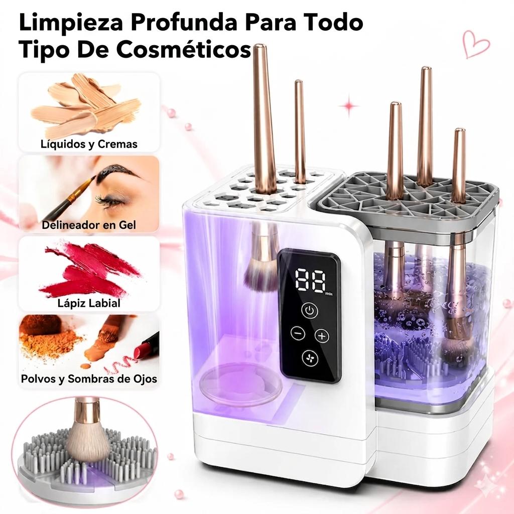 Ultimate Makeup Washer 5 en 1 lavado y secado de brochas y esponjas